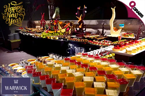 From QR62 Bring in the New Year with some Delicious BBQ & Seafood Buffet at the MoonDeck Restaurant in Warwick Doha! (Up to QR250 Value)